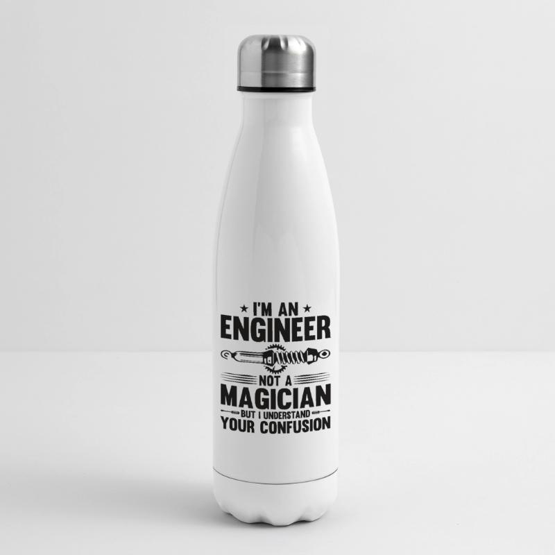 Engineer Brain Mechanical Engineering Electrical Engineering Math Insulated Water Bottle