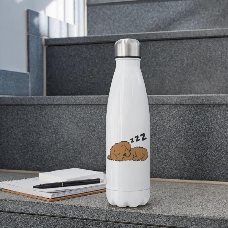 Cockapoo Dog Pajama Funny Sleeping Cockapoo Insulated Water Bottle