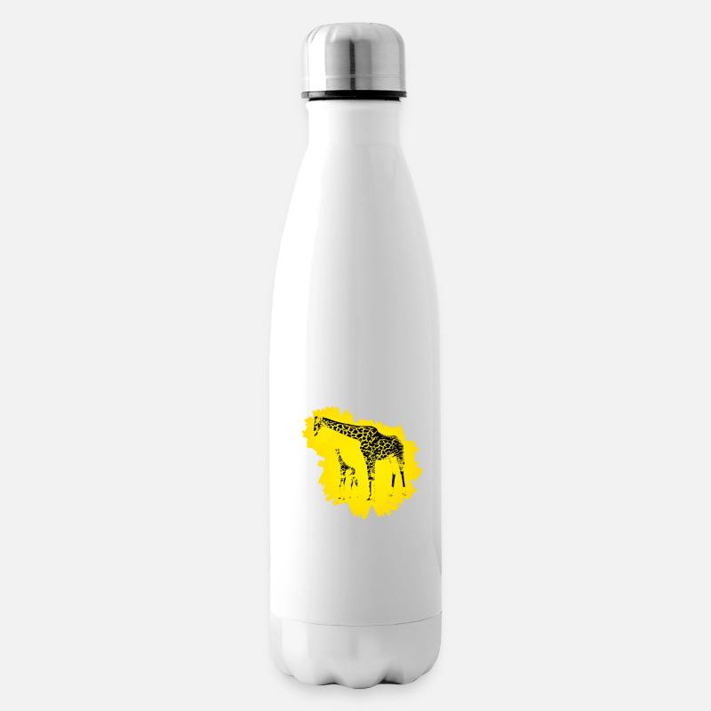 Giraffe - Isolierflasche - Weiß