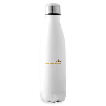 Airplane mechanic funny - Insulated Water Bottle - white - Right