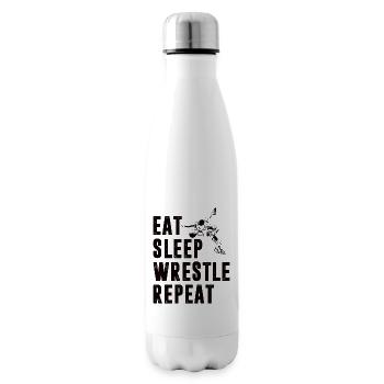 Lutte Lutte Cadeau de lutteur lutteur - Bouteille isotherme - blanc - Droite