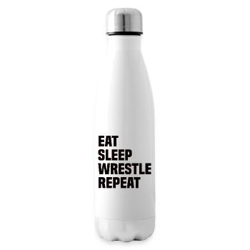 Lutte Lutte Cadeau de lutteur lutteur - Bouteille isotherme - blanc - Droite