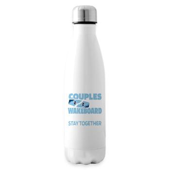 Paire de wakeboarders wakeboard - Bouteille isotherme - blanc - Droite