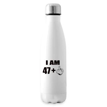 48 Geburtstag - Isolierflasche - Weiß - Rechts