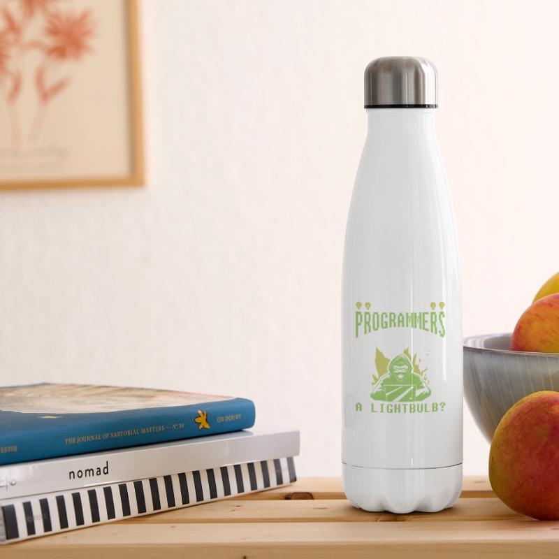 Developer Coder Programmer Funny Insulated Water Bottle