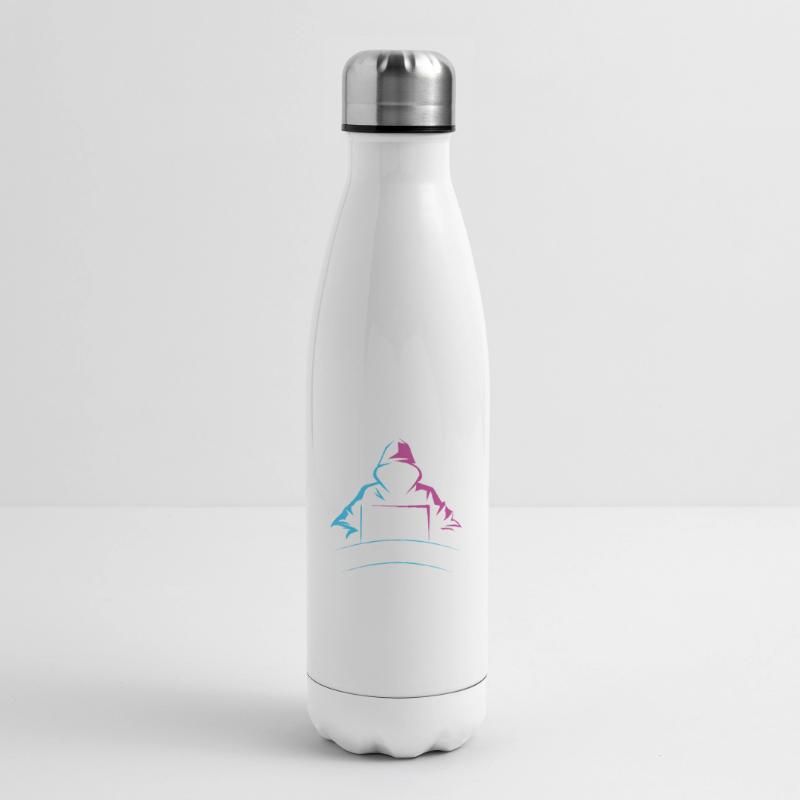 Entwickler Coder Programmierer Absolvent Isolierflasche