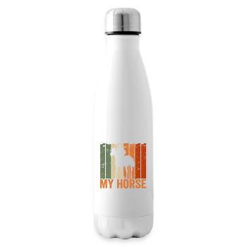 Ich bin dafür aus meinem Pferd gestiegen - Isolierflasche - Weiß - Rechts
