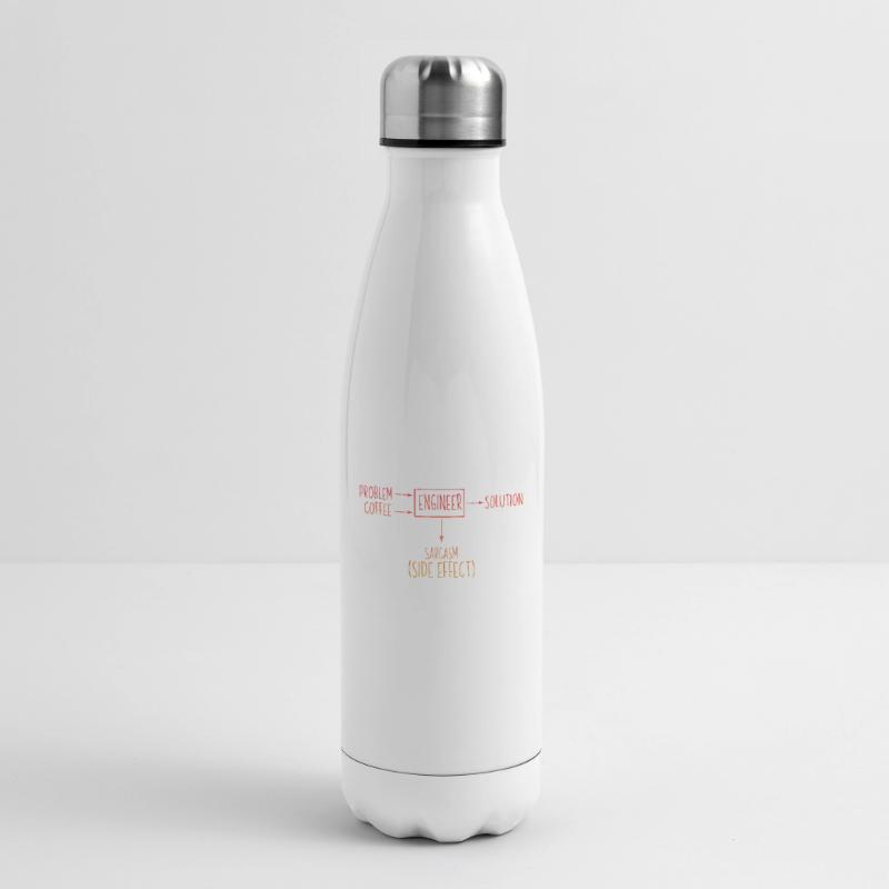 Engineer Problem Solution Sarcasm Side Effect Fun Insulated Water Bottle