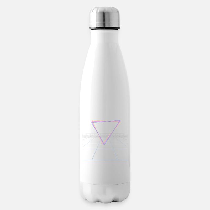 Retrowave Synthwave 80s Design - Isolierflasche - Weiß