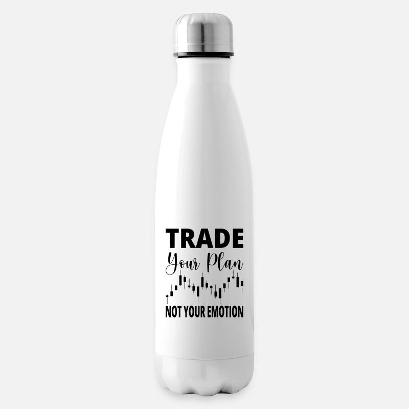 Trade your Plan Bitcoin - Isolierflasche - Weiß