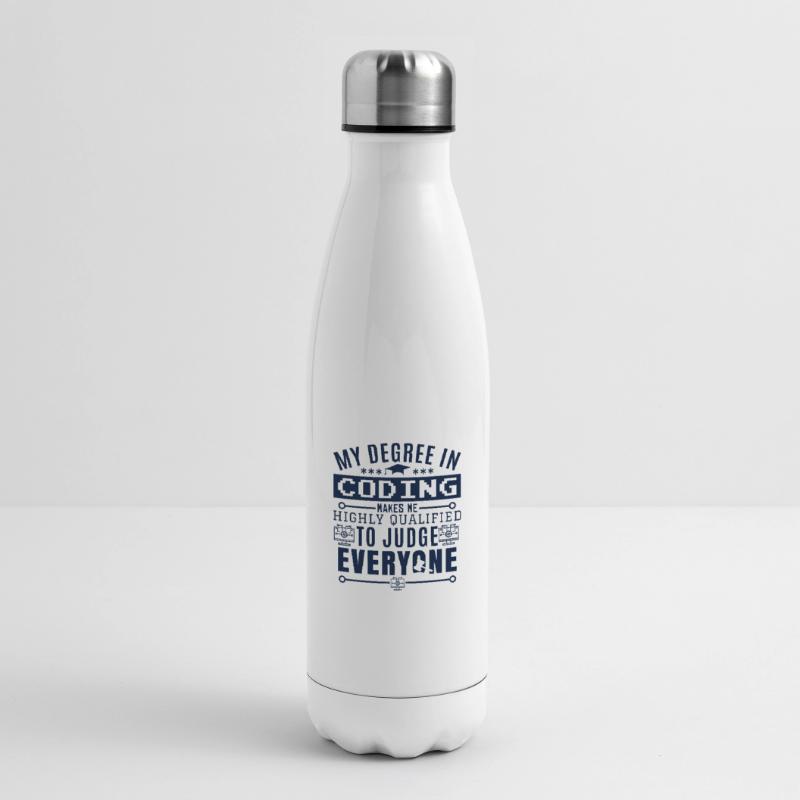 Coder | Programmer | Software Developer Insulated Water Bottle
