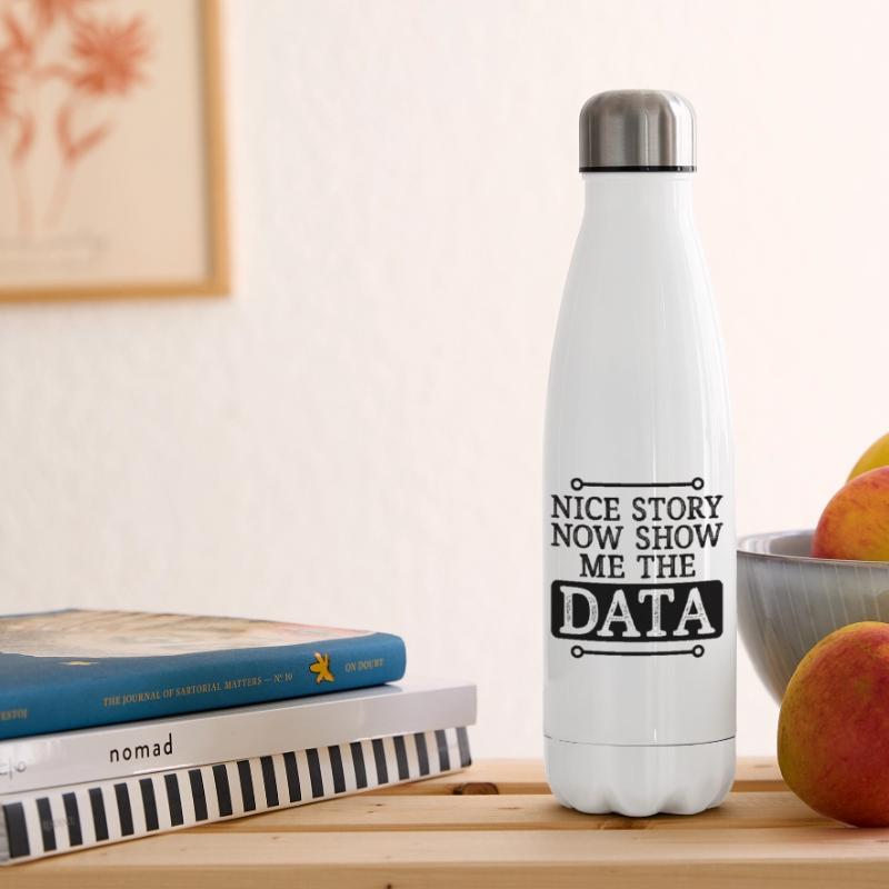 Deep Learning, Machine Learning, AI, AI Data Analysis Insulated Water Bottle