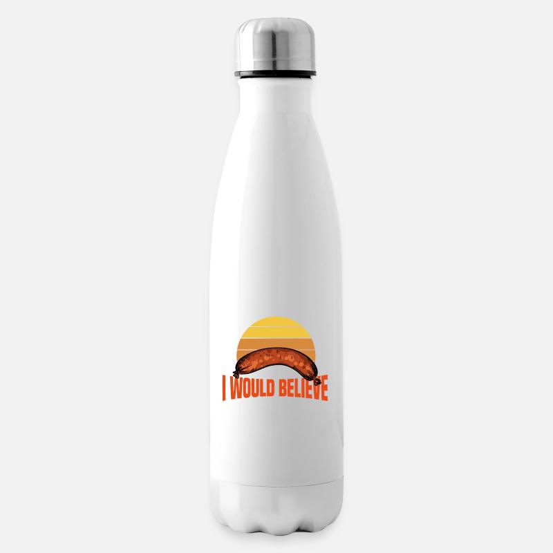 Wurst Fan Design - Isolierflasche - Weiß