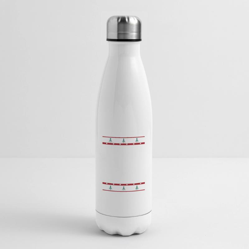 Sei gut oder ich werde den Weihnachtsmann Weihnach Isolierflasche