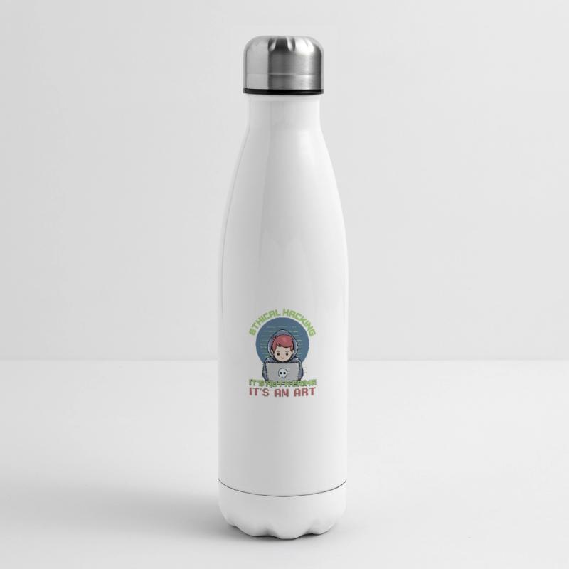 Hacker Programmierer Entwickler Informatik Isolierflasche