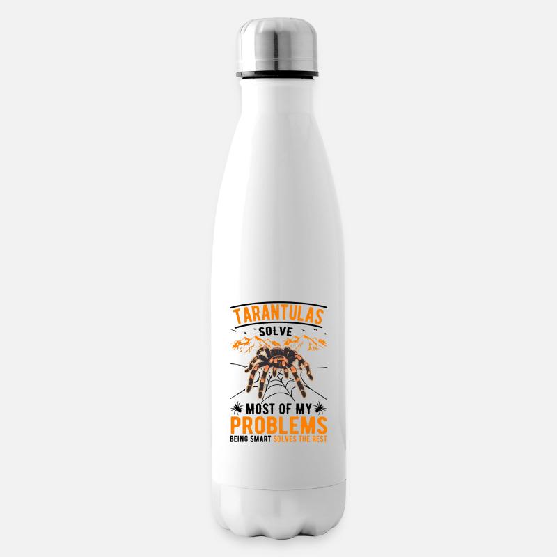 Tarantel Geschenk Spinne Tarantula - Isolierflasche - Weiß