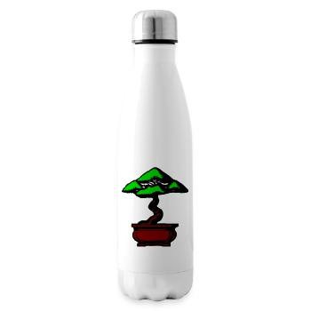 Bonsai Tree - Insulated Water Bottle - white - Right