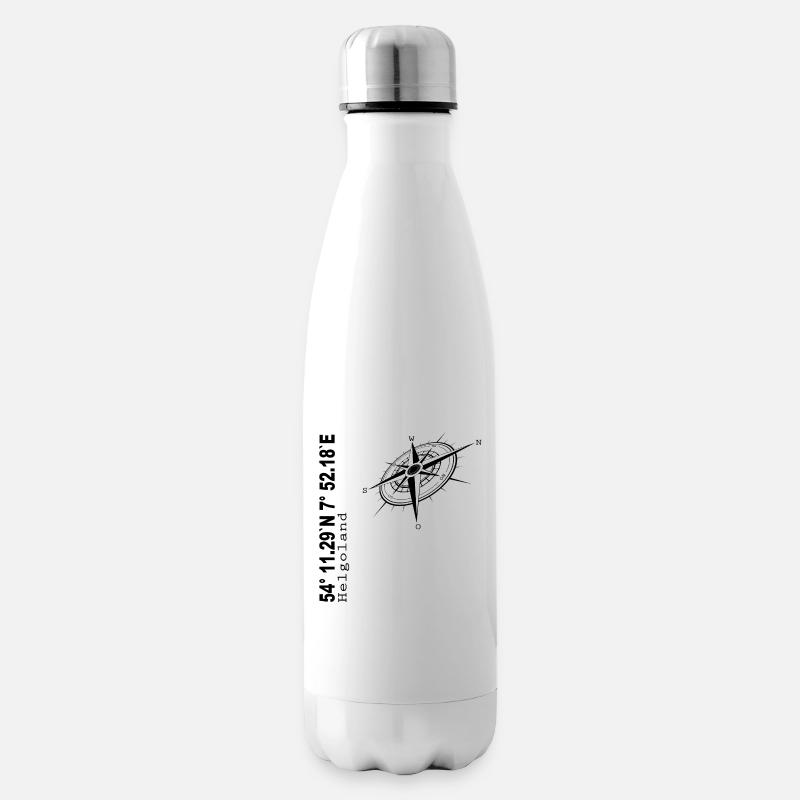 Helgoland - Isolierflasche - Weiß