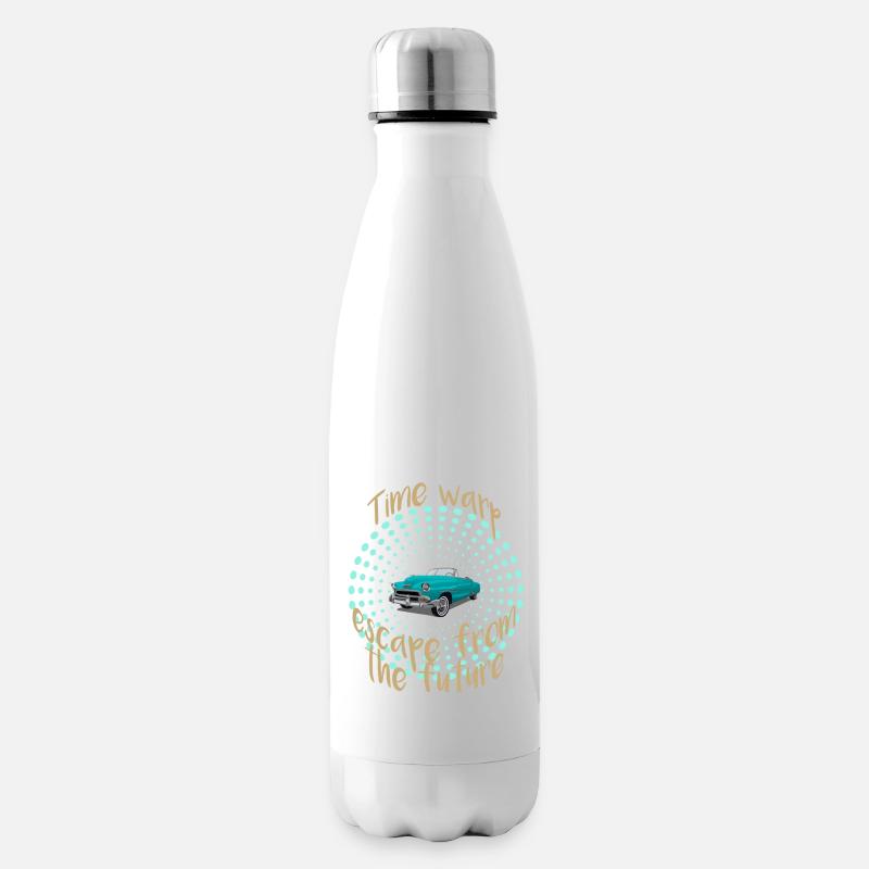 Time warp, Zeitsprung - Isolierflasche - Weiß