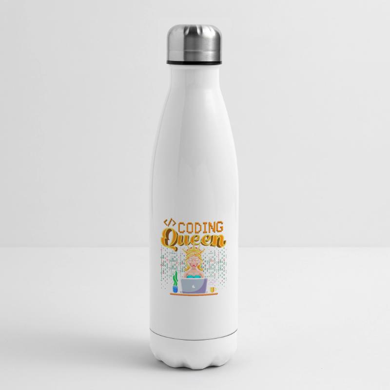 Developer Coder Programmer Queen Insulated Water Bottle