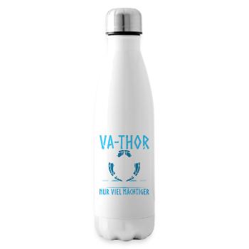 Herren Vathor - Vatertag Vatertagsgeschenk Viking - Isolierflasche - Weiß - Rechts