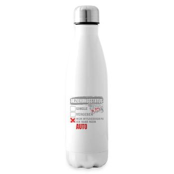 Beziehungsstatus wen interessierts hab mein Auto - Isolierflasche - Weiß - Rechts