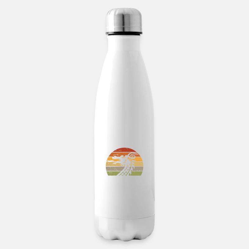 because I was told there would be dragons Design - Isolierflasche - Weiß