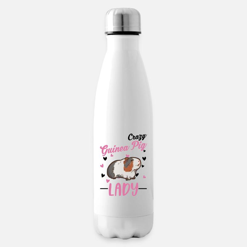 Cochon d’Inde Mme Cochon d’Inde - Bouteille isotherme - blanc