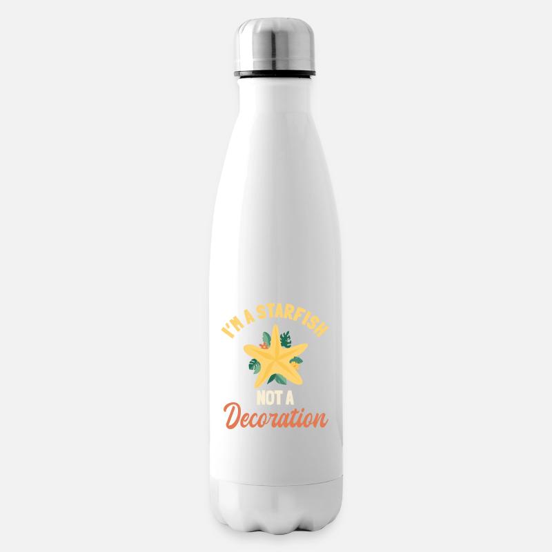 Toller Seestern Spruch - Isolierflasche - Weiß