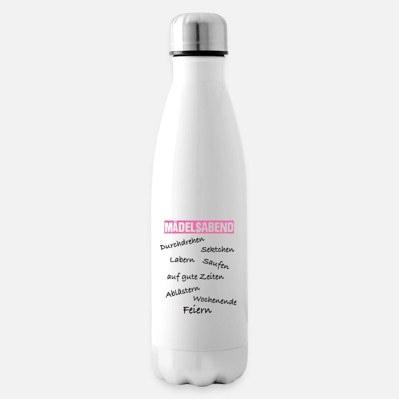 Mädelsabend Jga - Isolierflasche - Weiß
