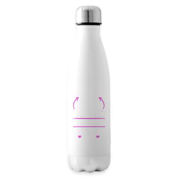 So sieht die beste Mama der Welt aus - Muttertag - Isolierflasche - Weiß - Rechts