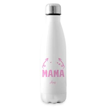 So sieht die beste Mama der Welt aus - Muttertag - Isolierflasche - Weiß - Rechts