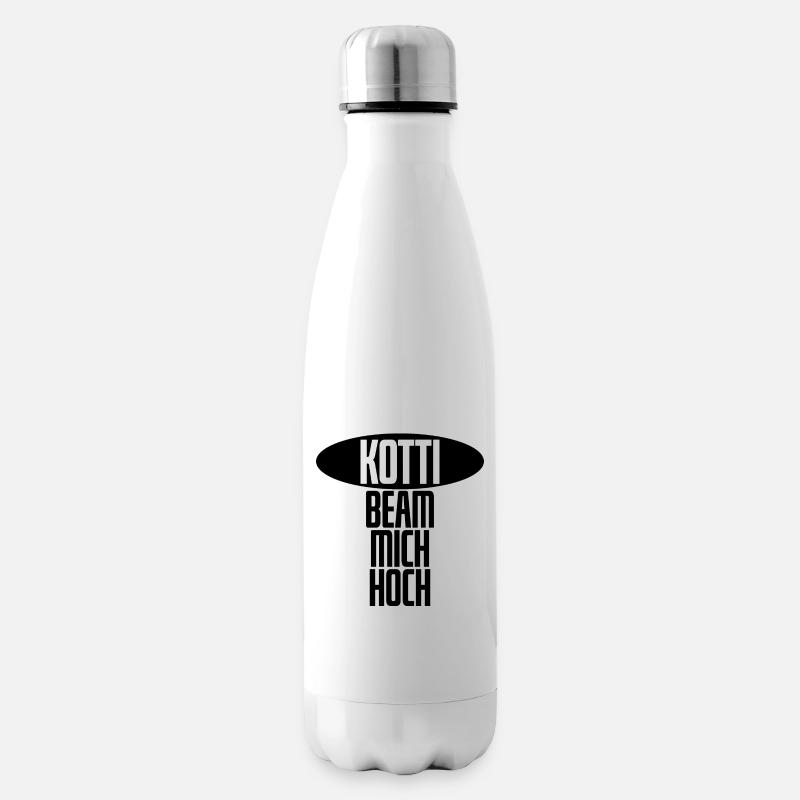 Kotti, beam mich hoch! - lustiger Spruch Berlin - Isolierflasche - Weiß