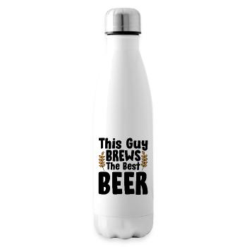 This Guy Brews The Best Beer - Isolierflasche - Weiß - Rechts