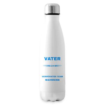 Vater & Tochter ein Verrücktes Team Partnerlook - Isolierflasche - Weiß - Rechts