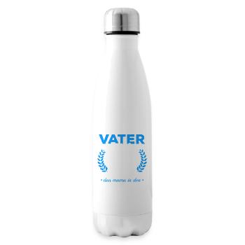 Vater & Tochter ein Verrücktes Team Partnerlook - Isolierflasche - Weiß - Rechts