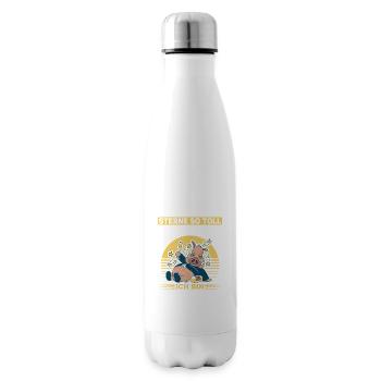 Sieh mich an, ich bin Sternhagel voll! Lustiges - Isolierflasche - Weiß - Rechts