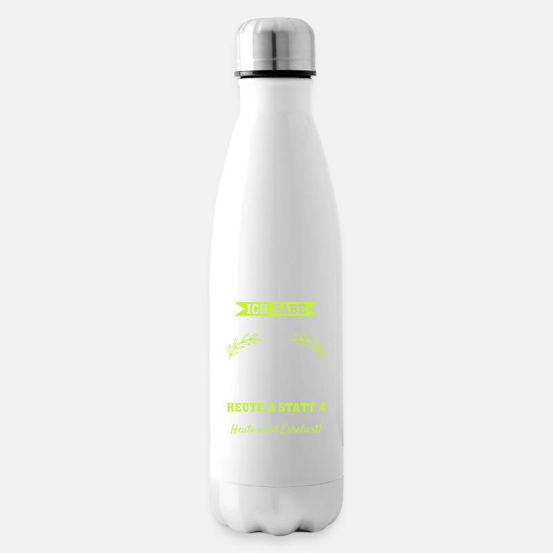 Gute Laune Tee Eskalation Lustiges gute laune - Isolierflasche - Weiß