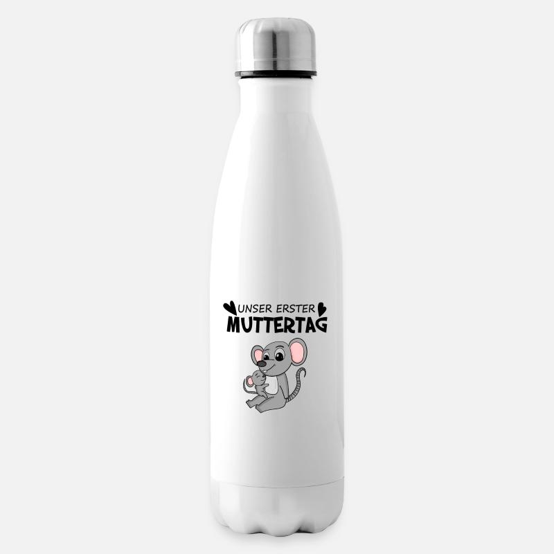Muttertag - erster Muttertag Geschenk - Isolierflasche - Weiß