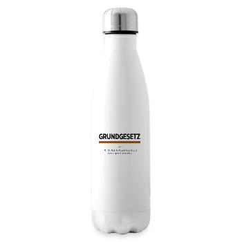 Lustiges Satire Grundgesetz Mallorca Urlaub - Isolierflasche - Weiß - Rechts