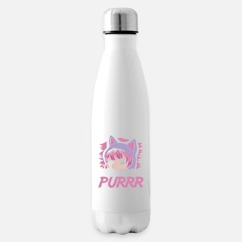 Furry Fandom Fursuits Mignon - Bouteille isotherme - blanc