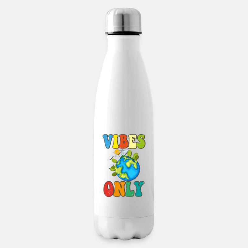 Vibes Only - Isolierflasche - Weiß