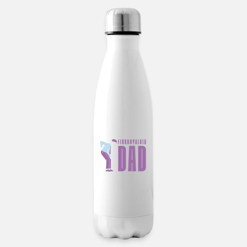 Fibromyalgie Rheuma Papa - Isolierflasche - Weiß
