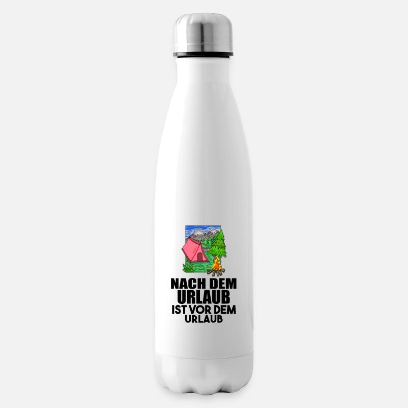 Urlaub - Isolierflasche - Weiß