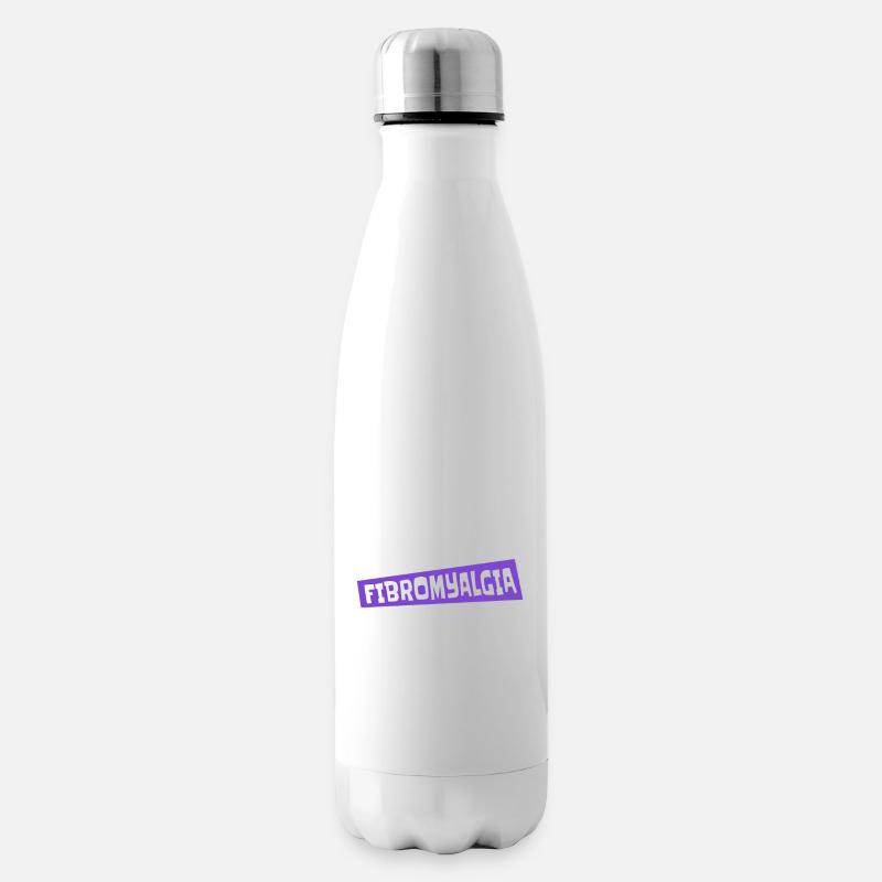 Fibromyalgie Rhumatisme - Bouteille isotherme - blanc