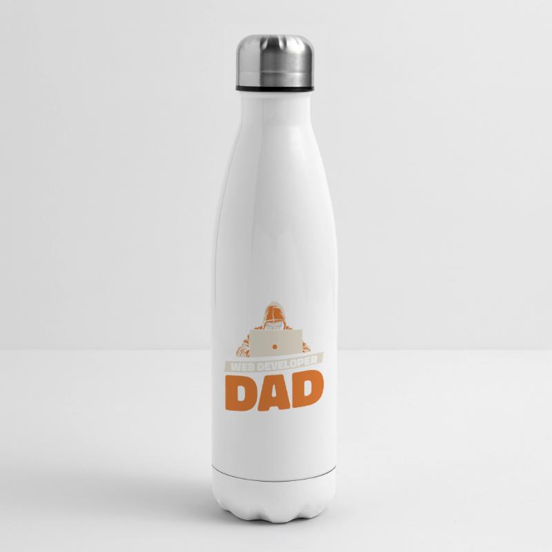 Web Developer Web Developer Father Insulated Water Bottle
