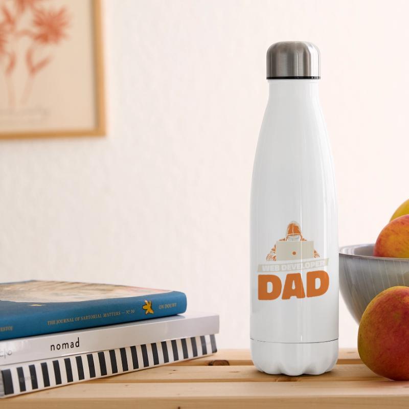 Web Developer Web Developer Father Insulated Water Bottle