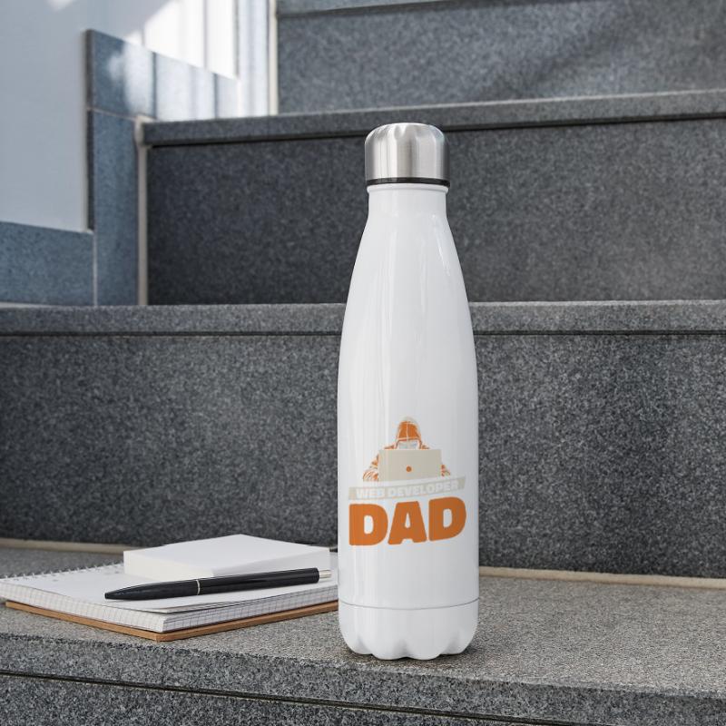 Web Developer Web Developer Father Insulated Water Bottle