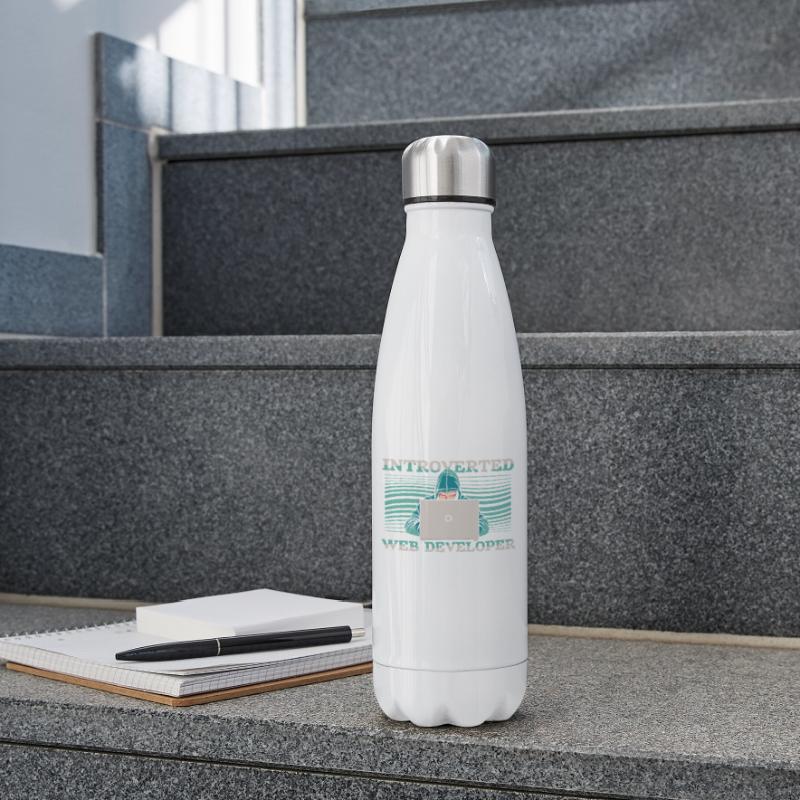 Web Developer Web Developer Introverts Insulated Water Bottle