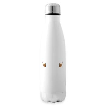 Chai Latte Spruch Indien Gewürzter Chai Tee - Isolierflasche - Weiß - Rechts